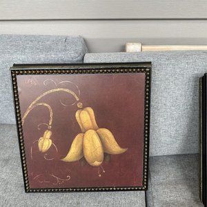 Regina Andrew Art in Motion Fuchsia Fresco Crackle Wall Art 13 x 13